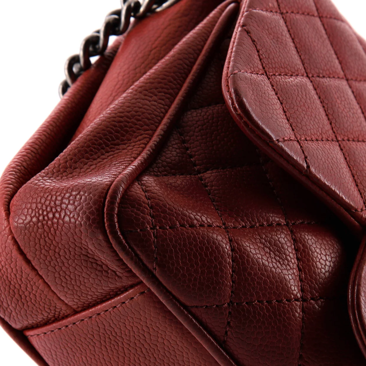 Rock in Rome Flap Bag Quilted Caviar Small - Deep Luxury