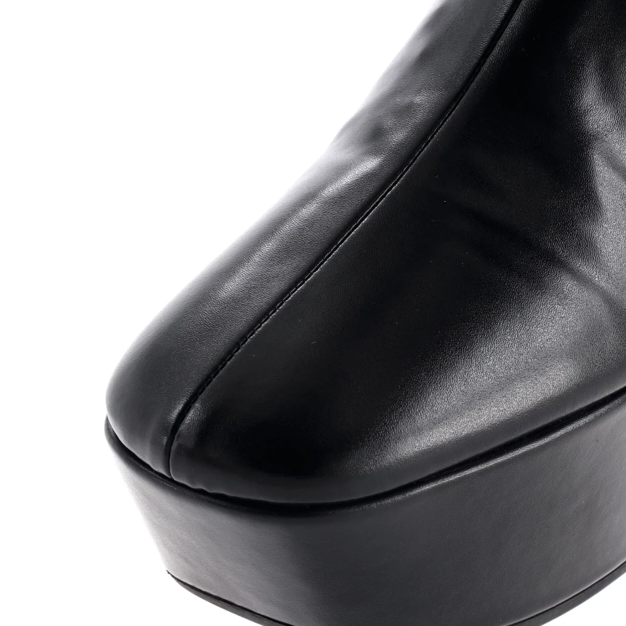 Women's Platform High Boots Leather - Deep Luxury