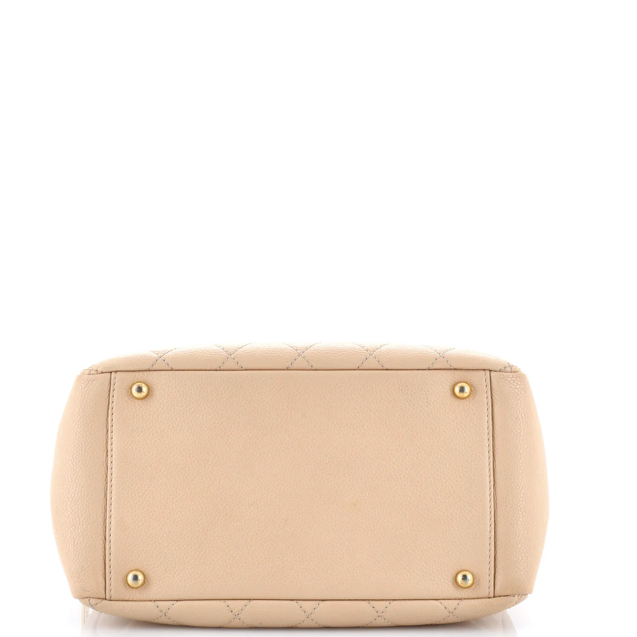 Petite Timeless Tote Quilted Caviar - Deep Luxury