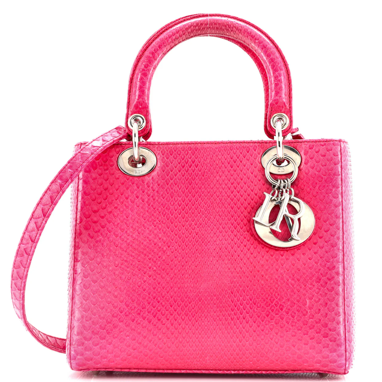 Lady Dior Bag Python Medium - Deep Luxury