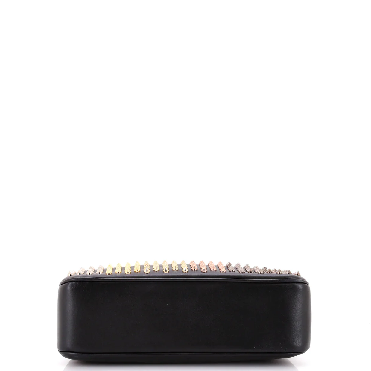 Triloubi Chain Bag Spiked Leather Small - Deep Luxury