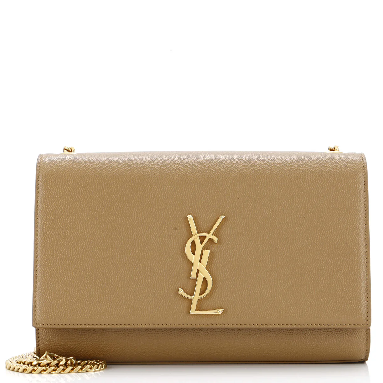 Classic Monogram Crossbody Bag Grainy Leather Medium - Deep Luxury