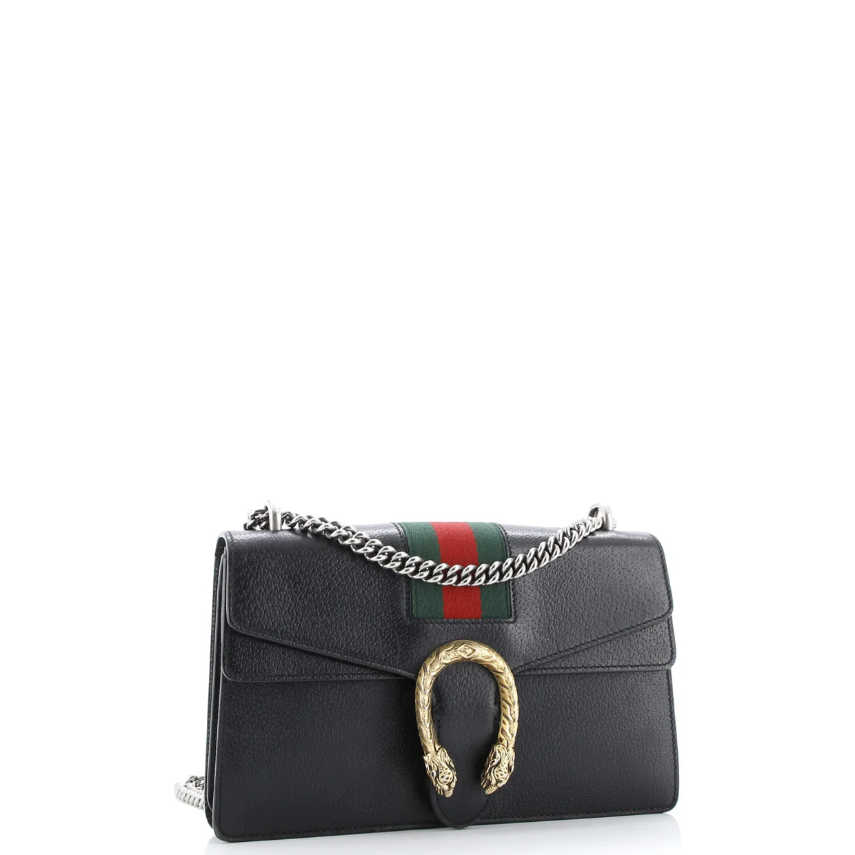 Web Dionysus Bag Leather Small - Deep Luxury