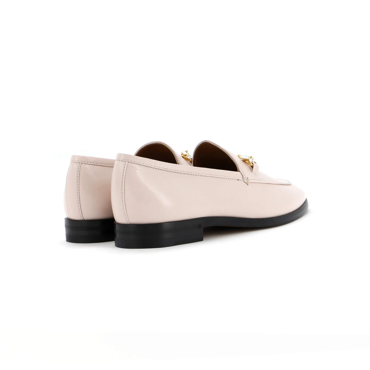 Women's Jordaan Loafers Leather with Crystals - Deep Luxury