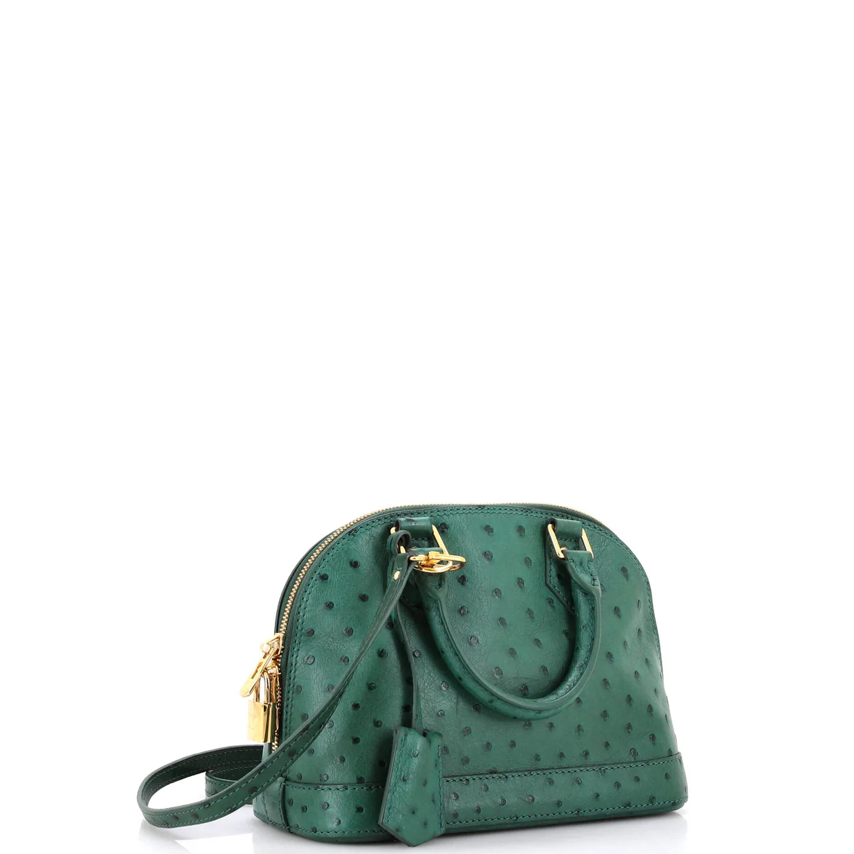 Alma Handbag Ostrich BB - Deep Luxury
