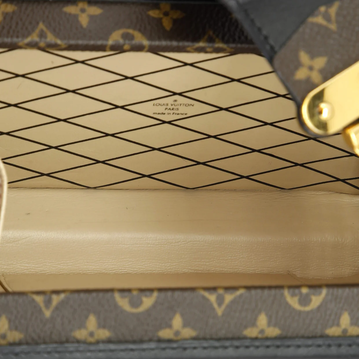 Petite Malle Handbag Monogram Canvas - Deep Luxury