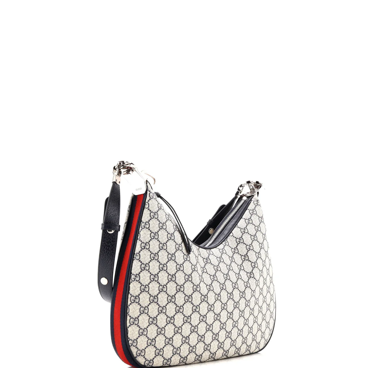 Attache Shoulder Bag GG Coated Canvas Medium - Deep Luxury