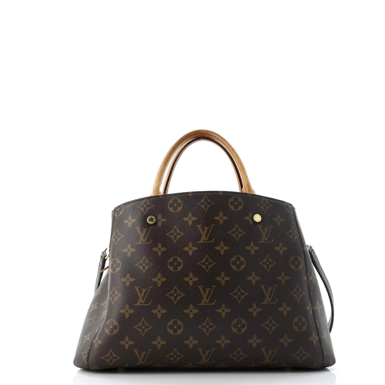 Montaigne Handbag Monogram Canvas MM - Deep Luxury