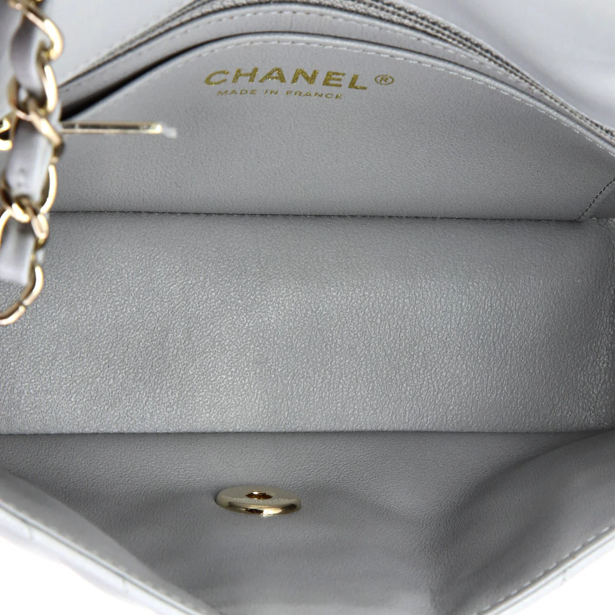 Classic Single Flap Bag Chevron Lambskin Mini - Deep Luxury