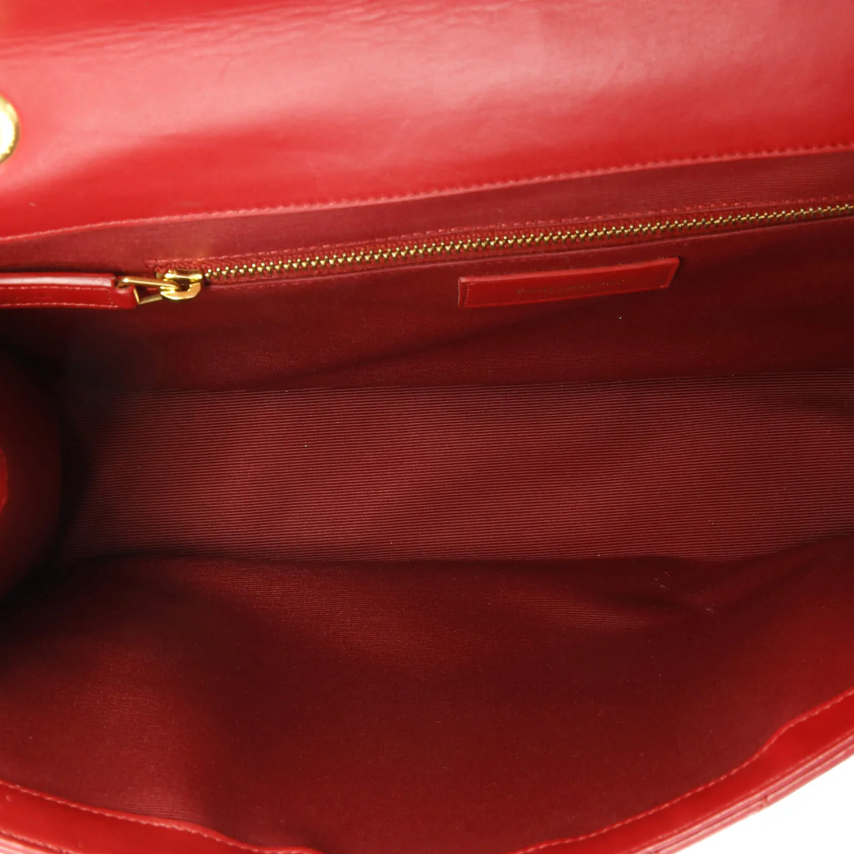 Classic Monogram Envelope Satchel Matelasse Chevron Leather Large - Deep Luxury