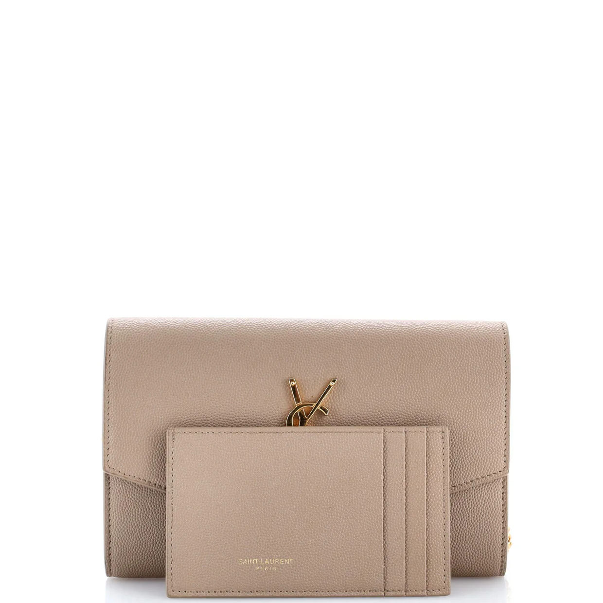 Uptown Chain Wallet Leather - Deep Luxury