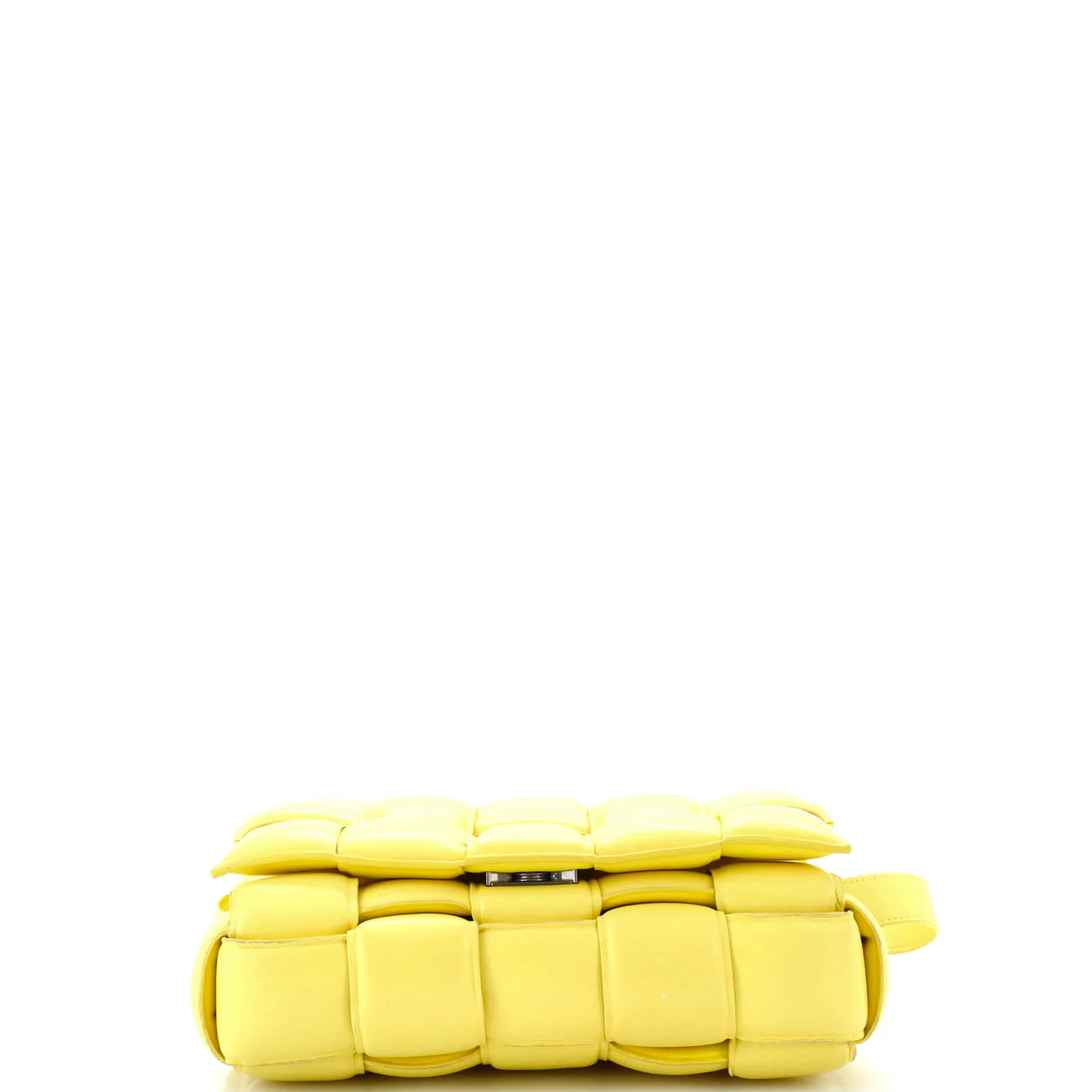 Cassette Crossbody Bag Padded Maxi Intrecciato Leather Small - Deep Luxury