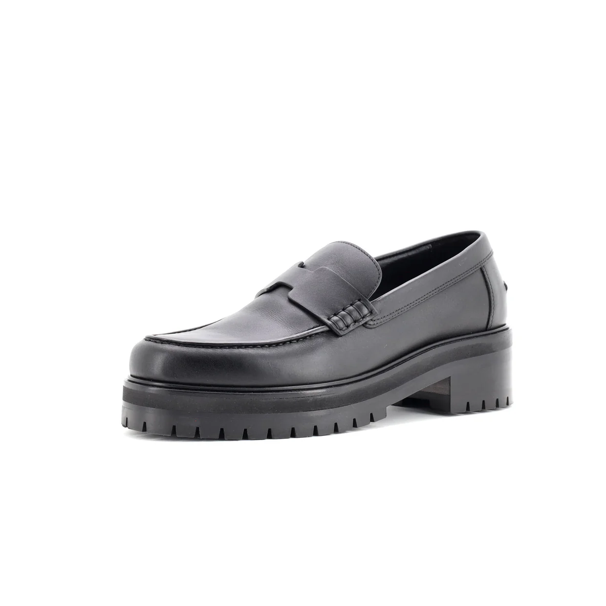 Women's Hitch Platform Loafers Leather - Deep Luxury