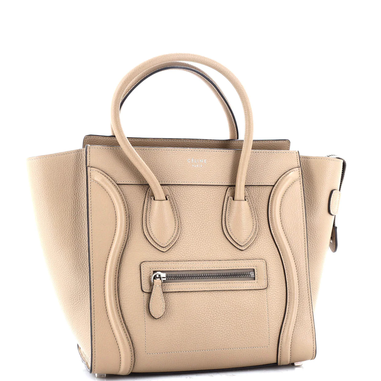 Luggage Bag Grainy Leather Micro - Deep Luxury
