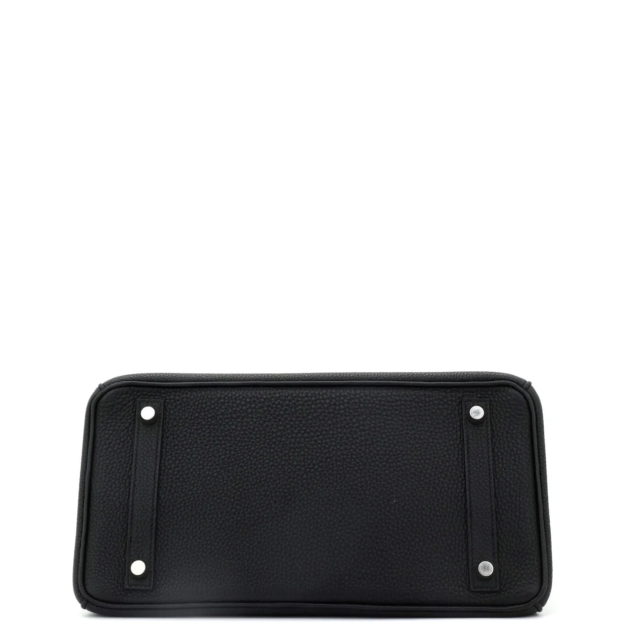 Birkin Handbag Noir Togo with Palladium Hardware 30 - Deep Luxury