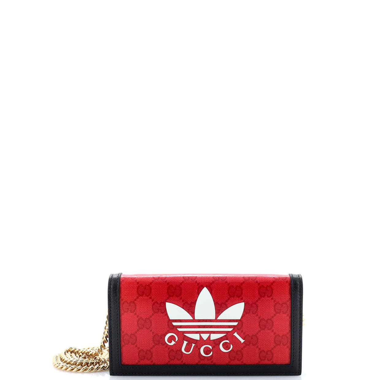 x adidas Wallet on Chain GG Coated Canvas - Deep Luxury
