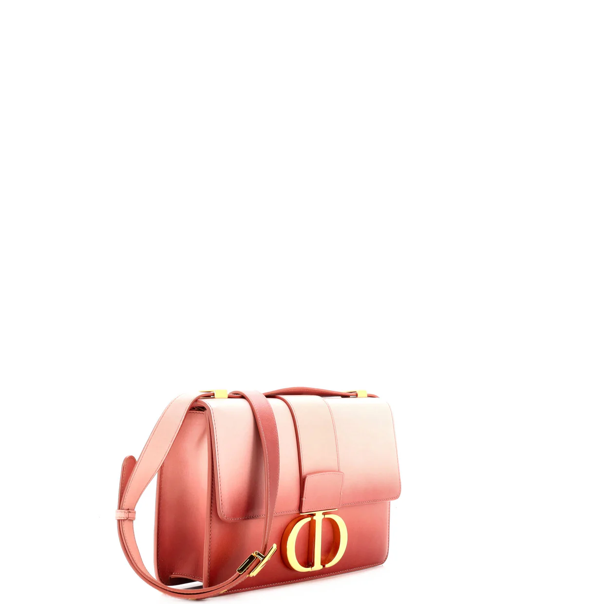 30 Montaigne Flap Bag Gradient Leather - Deep Luxury