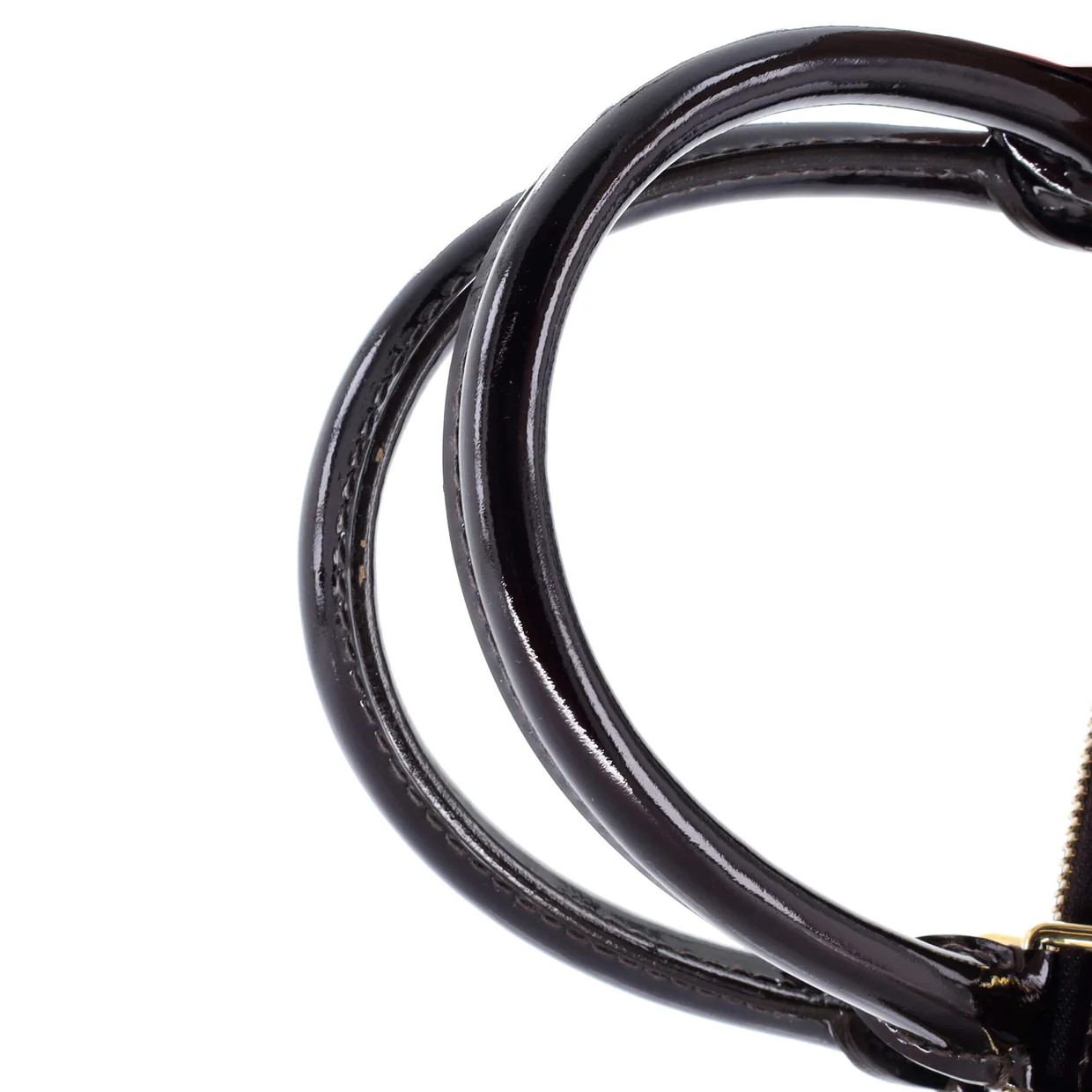 Alma Handbag Monogram Vernis GM - Deep Luxury