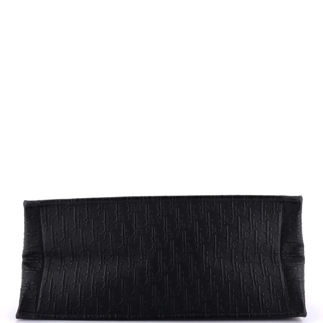 Book Tote Oblique Embossed Calfskin Large - Deep Luxury