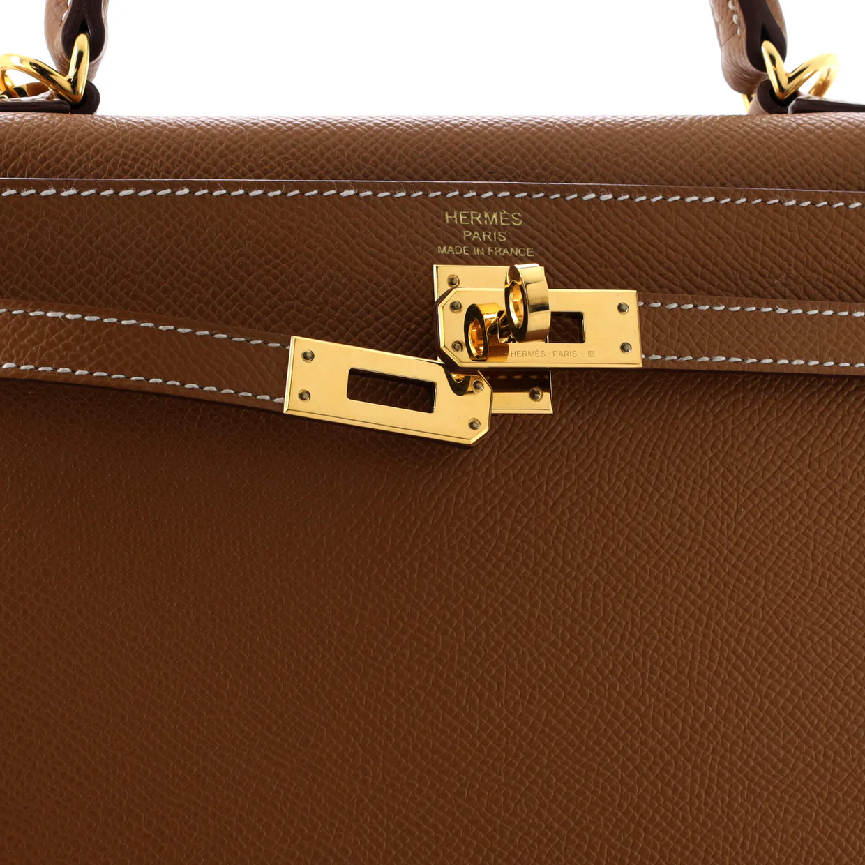 Kelly Handbag Gold Epsom with Gold Hardware 25 - Deep Luxury