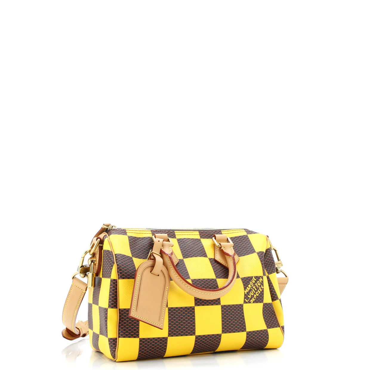 Speedy Bandouliere Bag Damier Pop 25 - Deep Luxury
