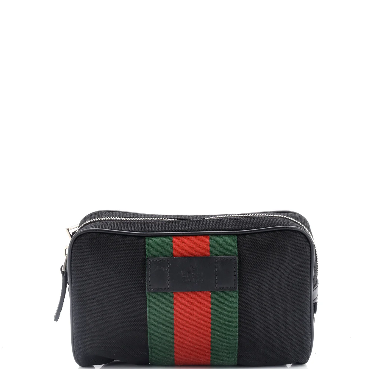 Slim Web Belt Bag Canvas - Deep Luxury