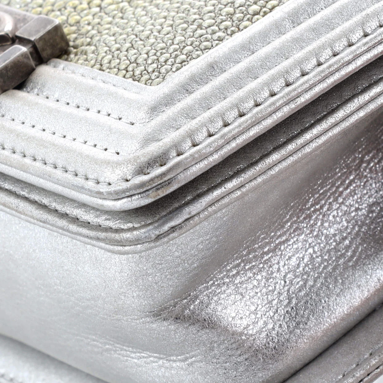 Boy Flap Bag Stingray Mini - Deep Luxury