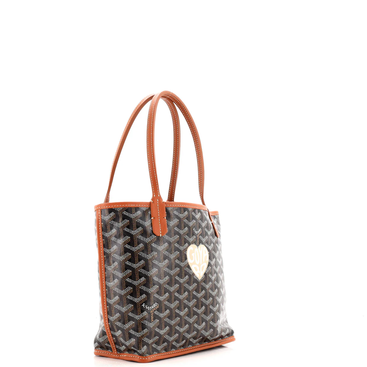 Anjou Reversible Tote Printed Coated Canvas Mini - Deep Luxury