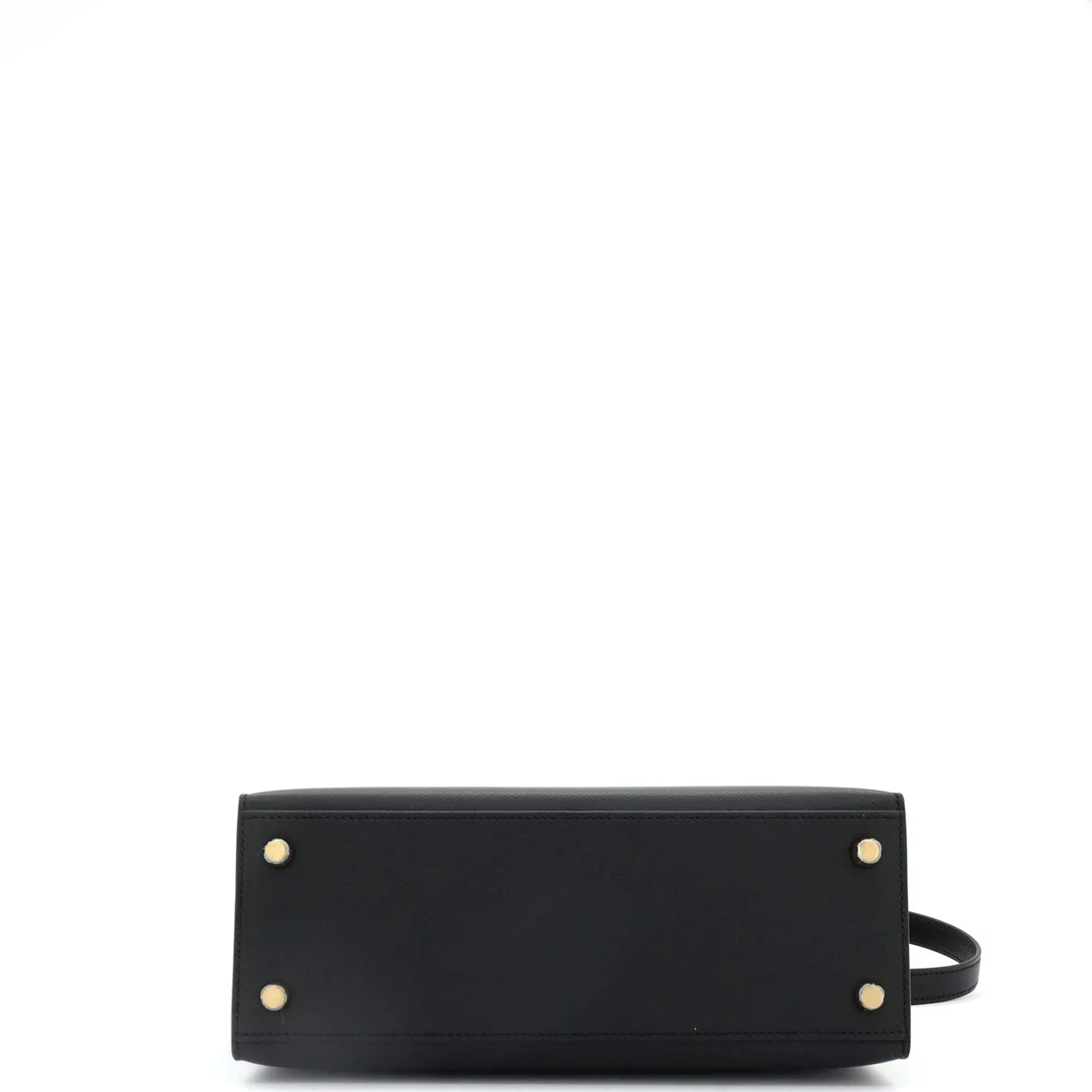 Kelly Handbag Noir Epsom with Gold Hardware 25 - Deep Luxury