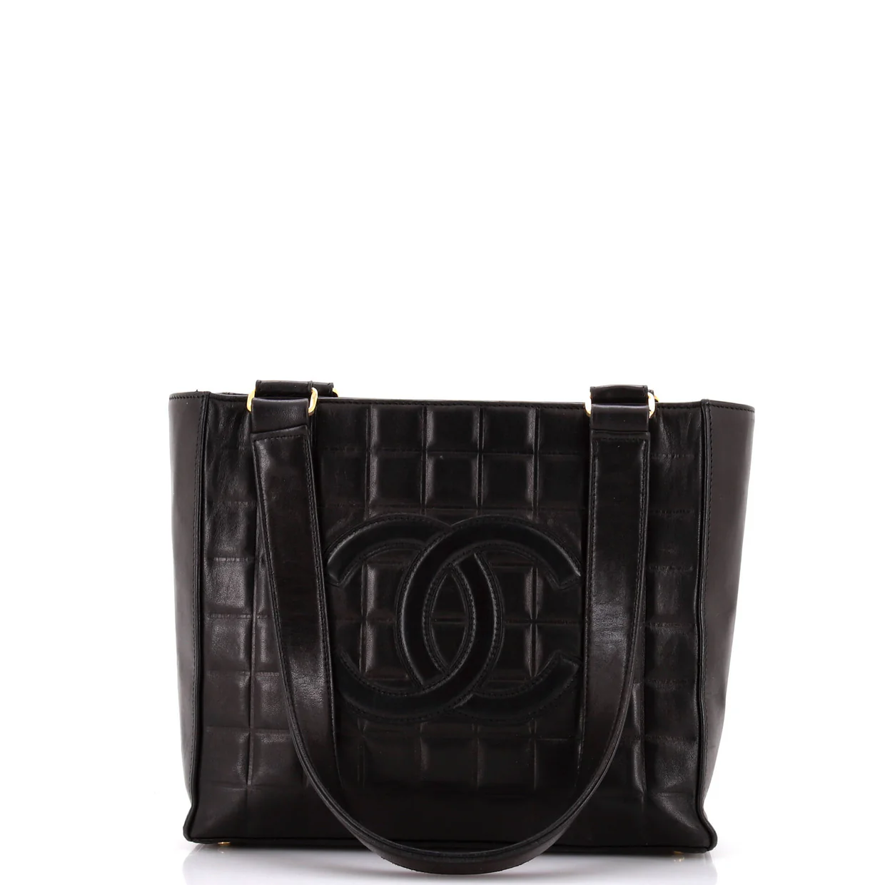 Chocolate Bar CC Tote Quilted Leather Small - Deep Luxury