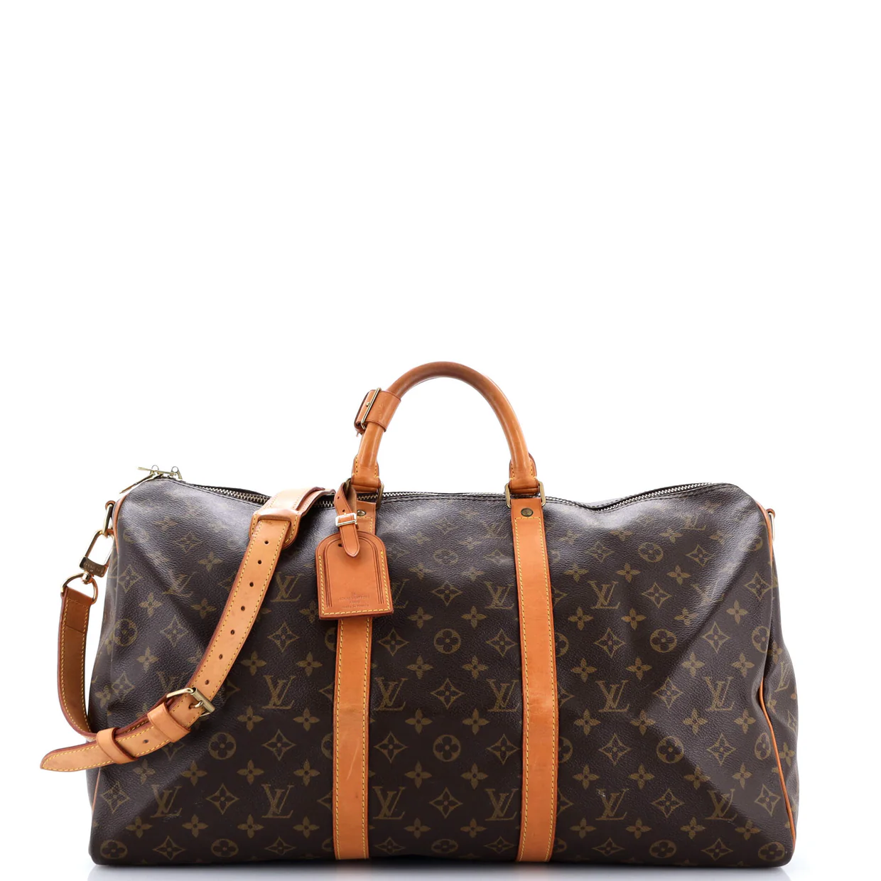 Keepall Bandouliere Bag Monogram Canvas 50 - Deep Luxury