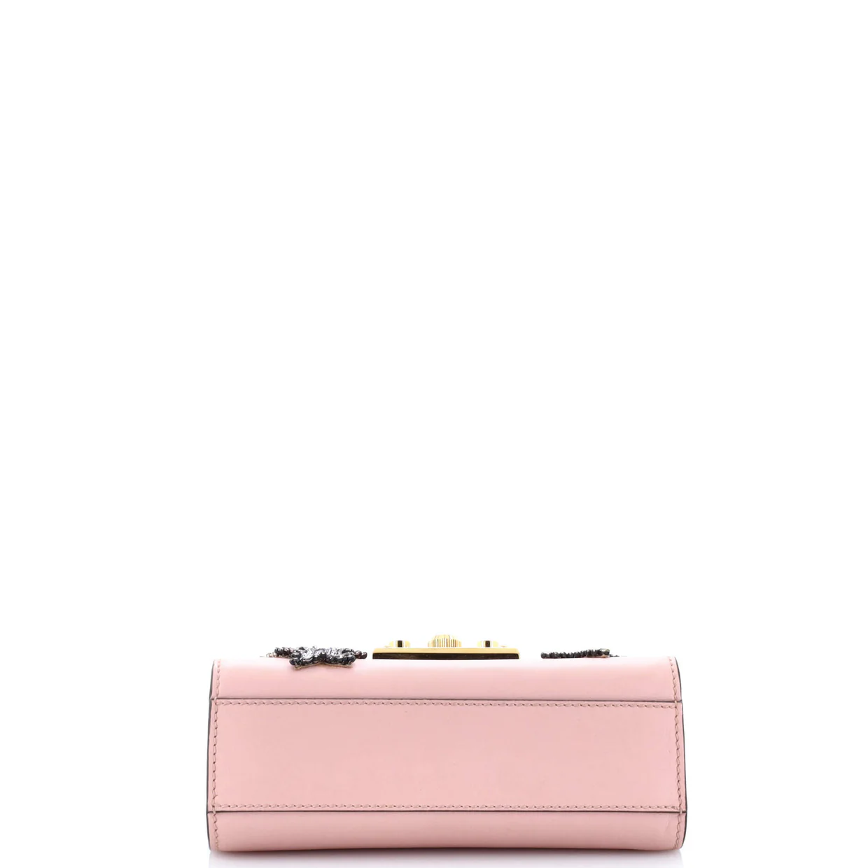 Padlock Shoulder Bag Embellished Leather Small - Deep Luxury