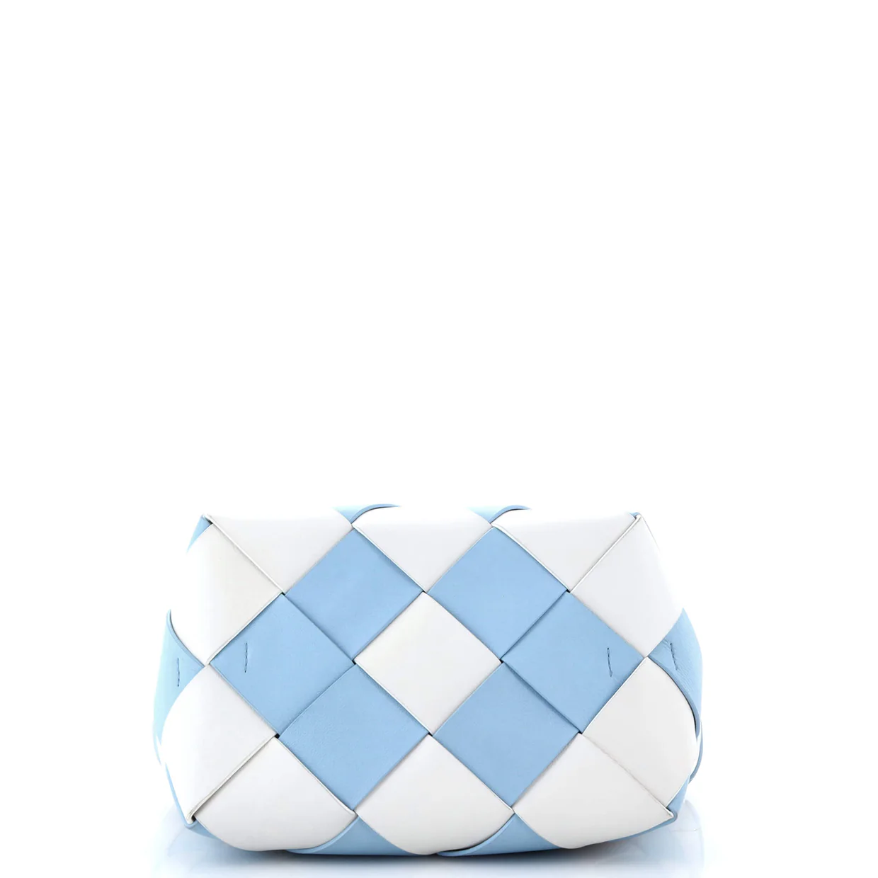 Woven Basket Bag Leather Small - Deep Luxury