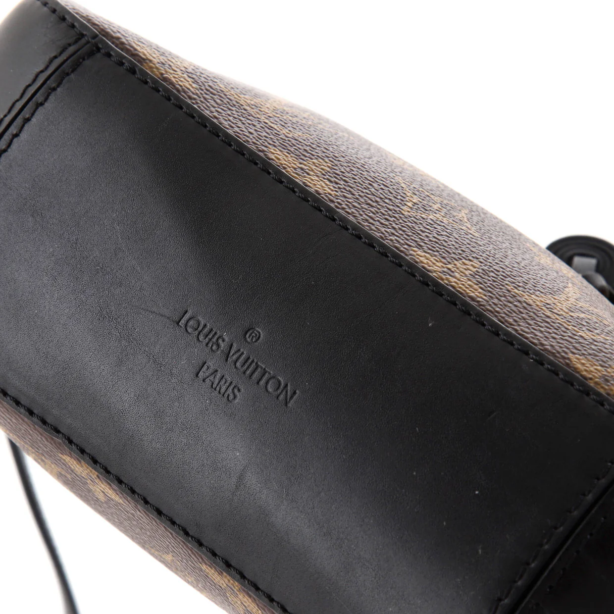 Saintonge Handbag Monogram Canvas with Leather - Deep Luxury