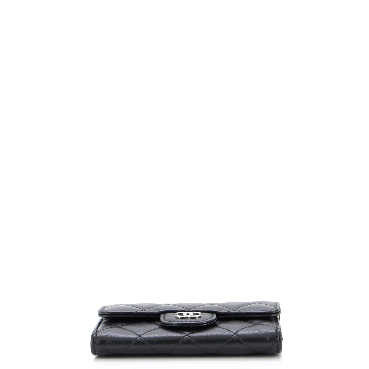 Classic Flap Card Case Quilted Lambskin - Deep Luxury