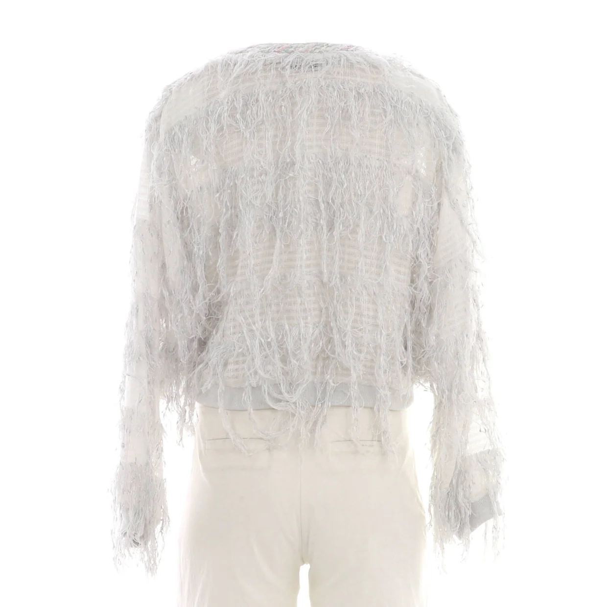 Women's Fringe Sweater Cotton Blend - Deep Luxury