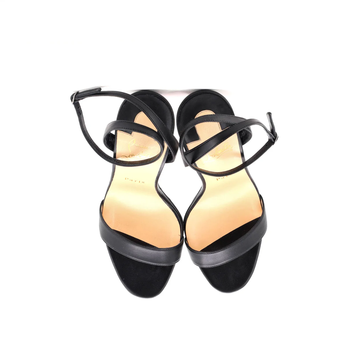 Women's Loubi Queen Heeled Sandals Leather 120 - Deep Luxury