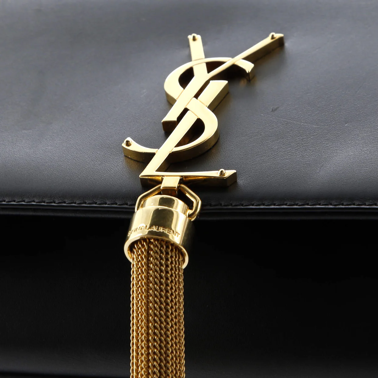 Classic Monogram Tassel Crossbody Bag Leather Medium - Deep Luxury