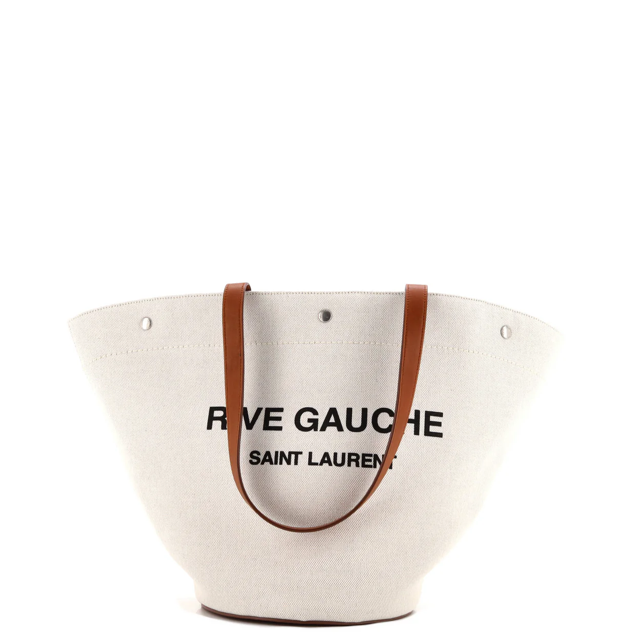 Rive Gauche Trapezoid Tote Canvas - Deep Luxury