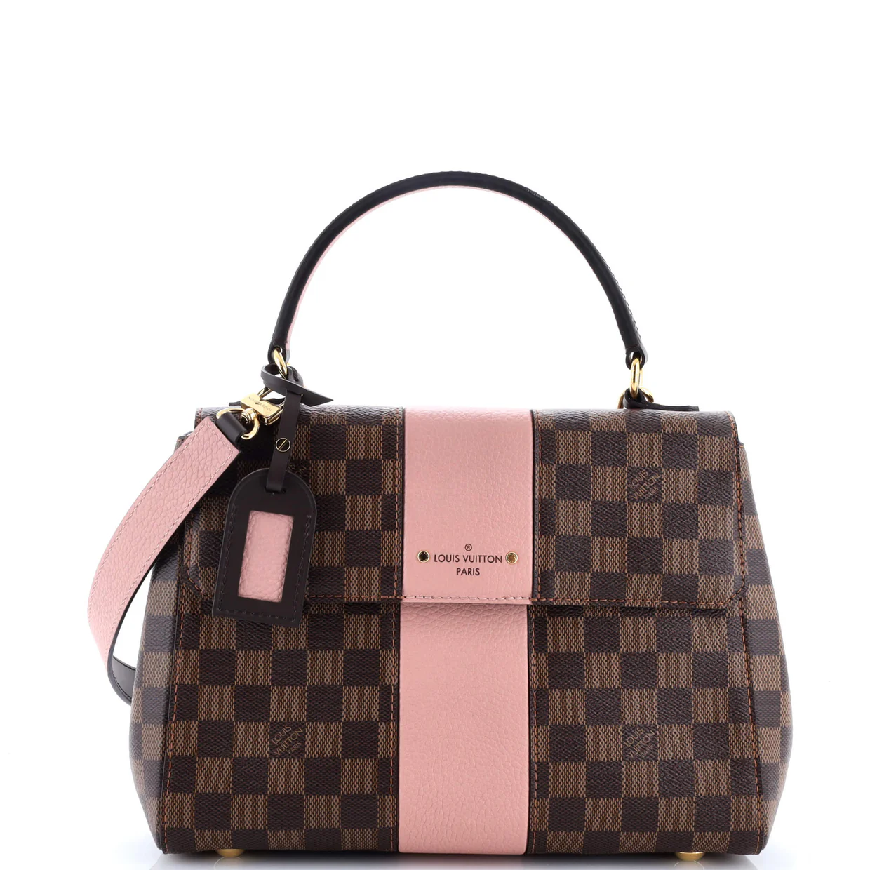Bond Street Handbag Damier with Leather MM - Deep Luxury
