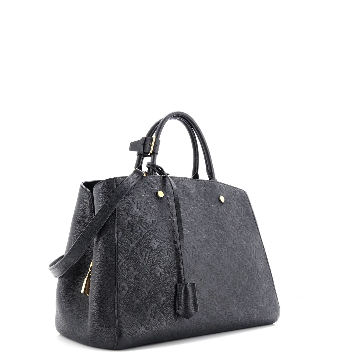 Montaigne Handbag Monogram Empreinte Leather GM - Deep Luxury