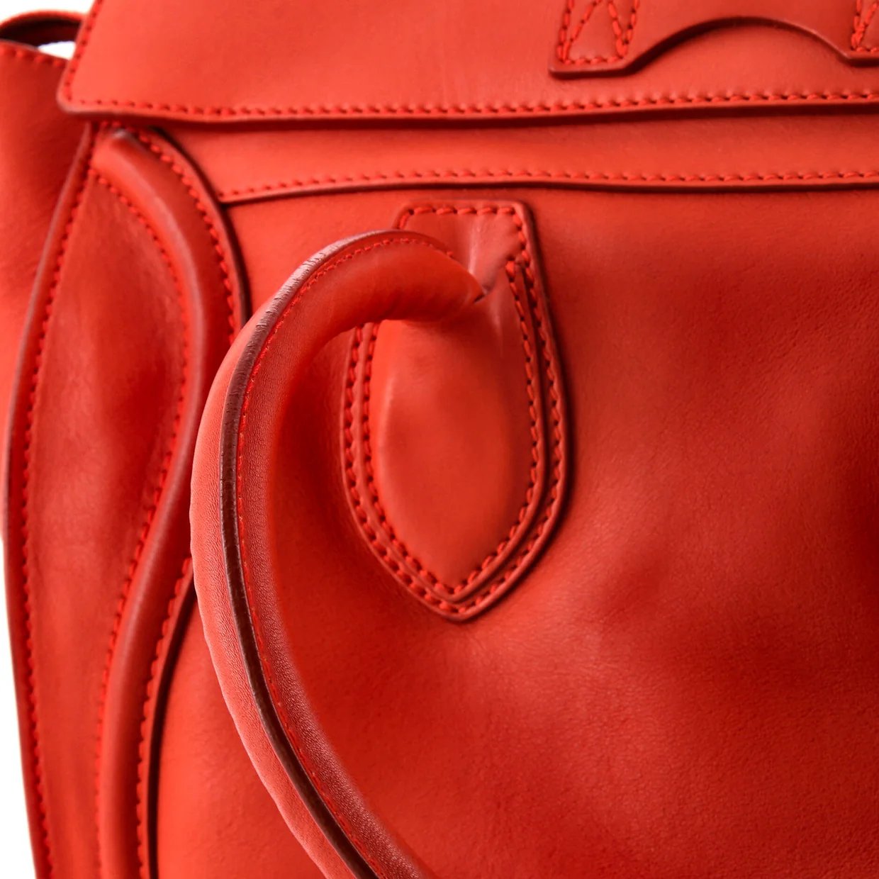 Luggage Bag Smooth Leather Medium - Deep Luxury