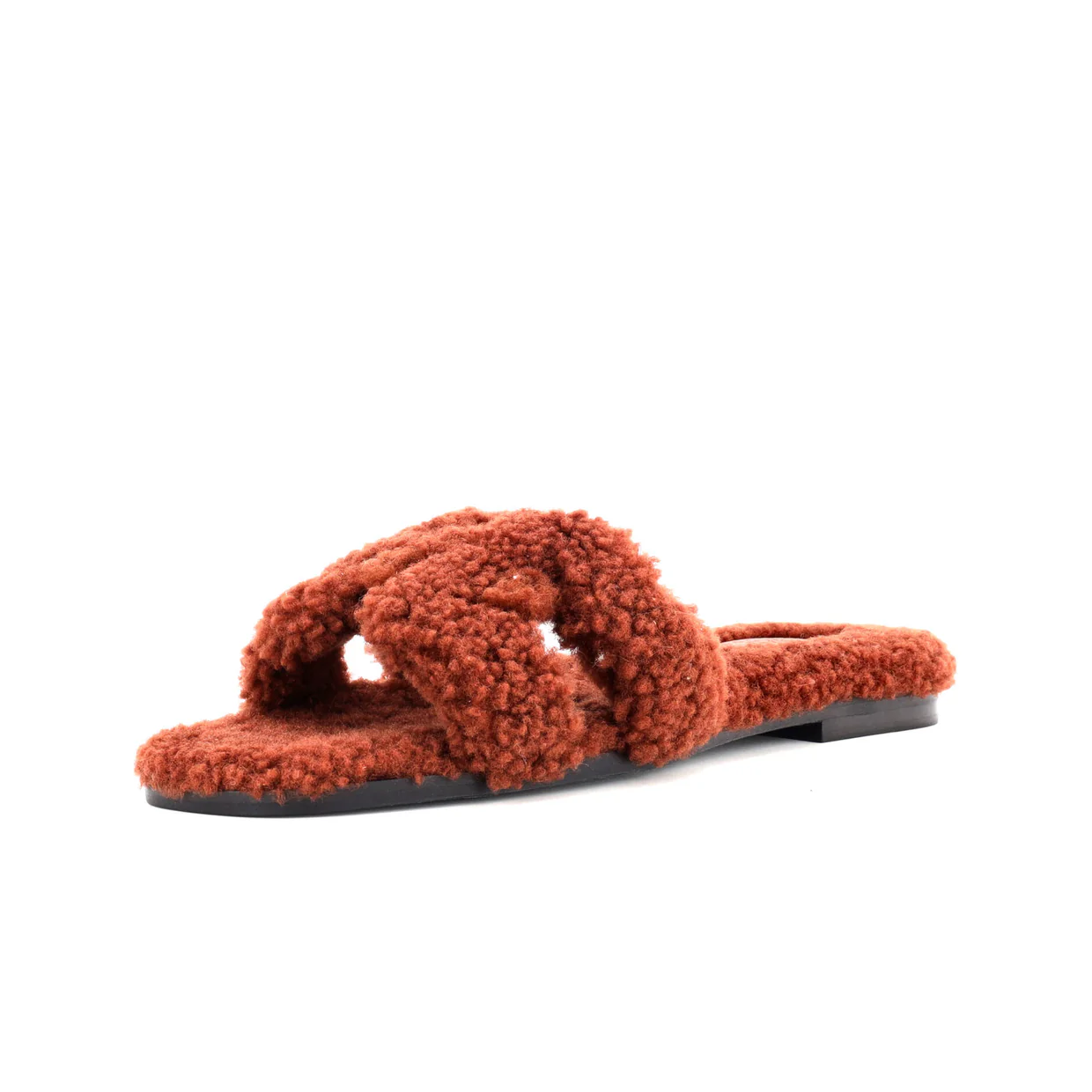 Women's Oran Sandals Shearling - Deep Luxury