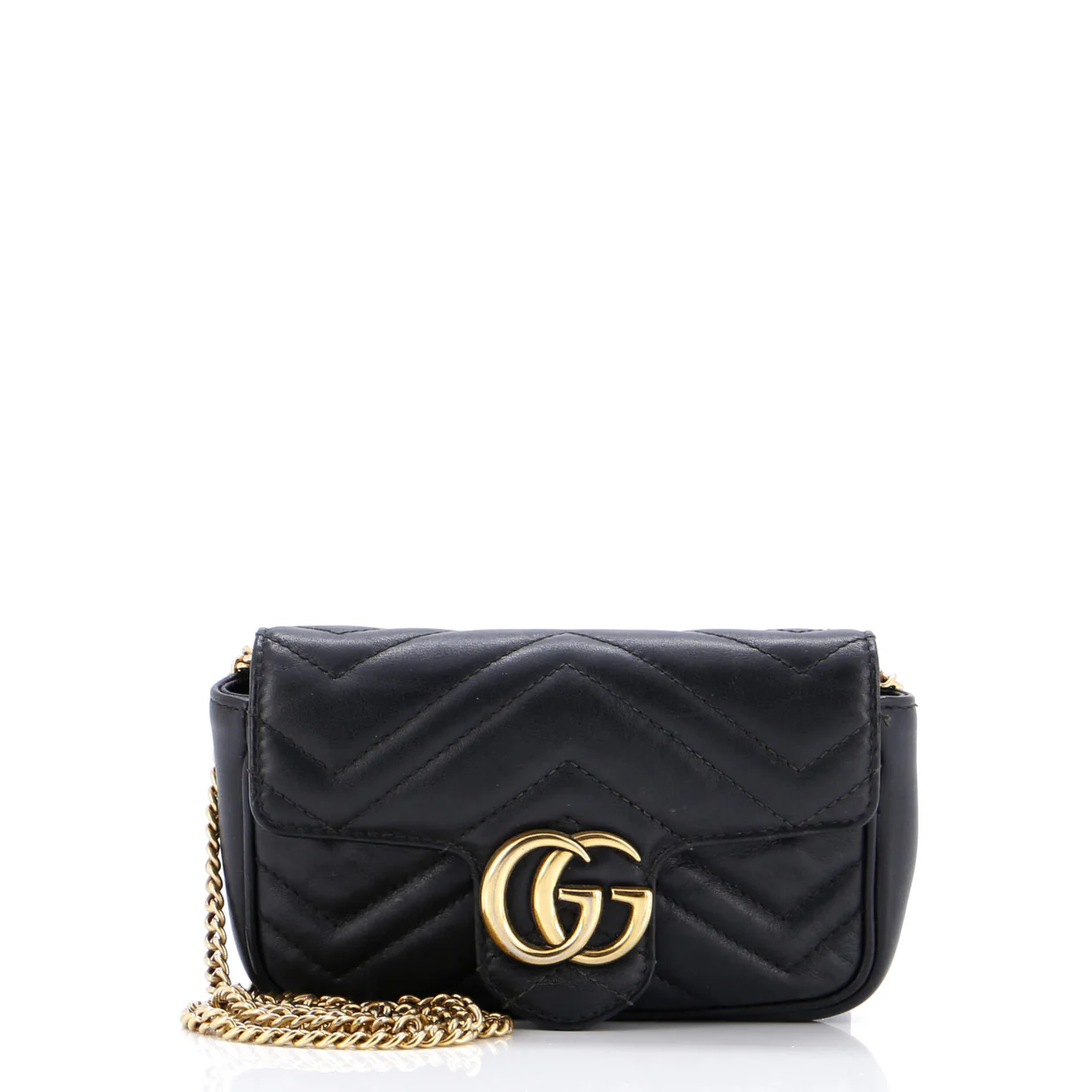 GG Marmont Flap Bag Matelasse Leather Super Mini - Deep Luxury