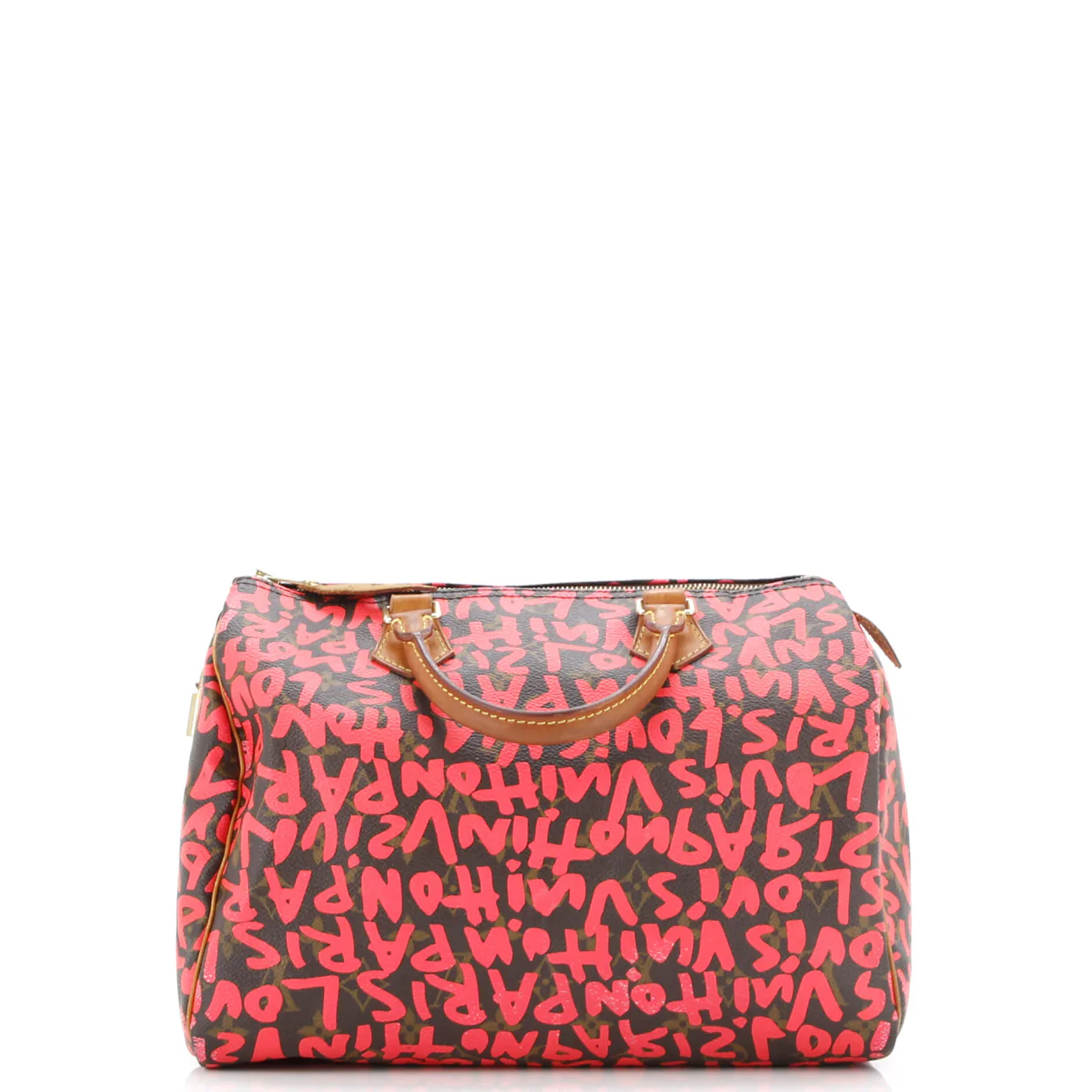 Speedy Handbag Limited Edition Monogram Graffiti 30 - Deep Luxury