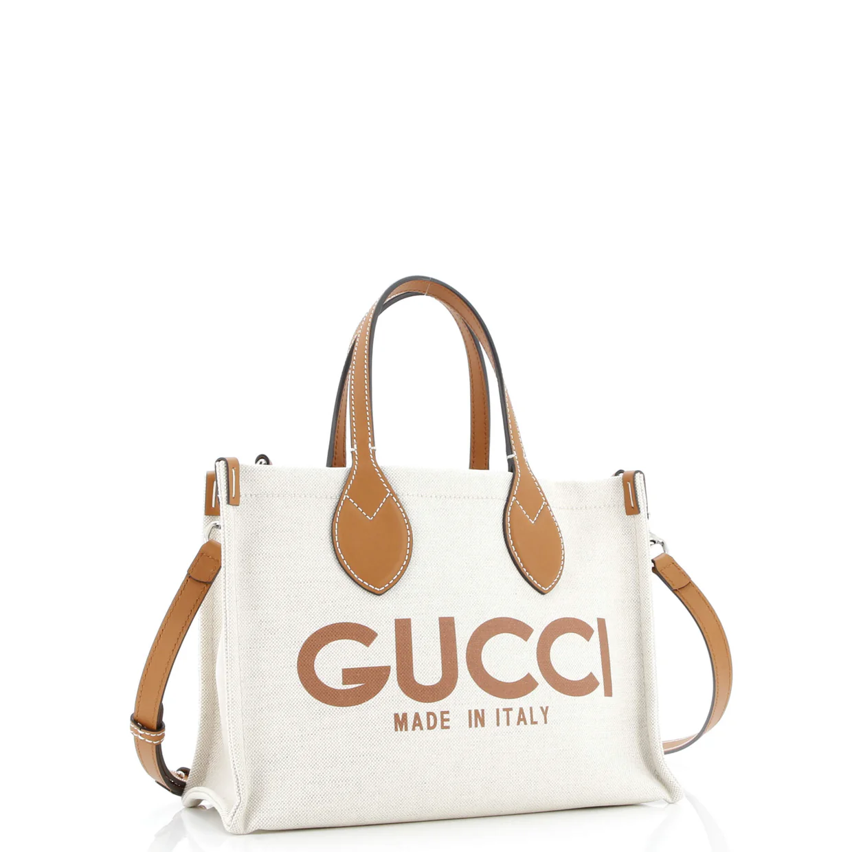 Logo Shopper Tote Printed Canvas Small - Deep Luxury