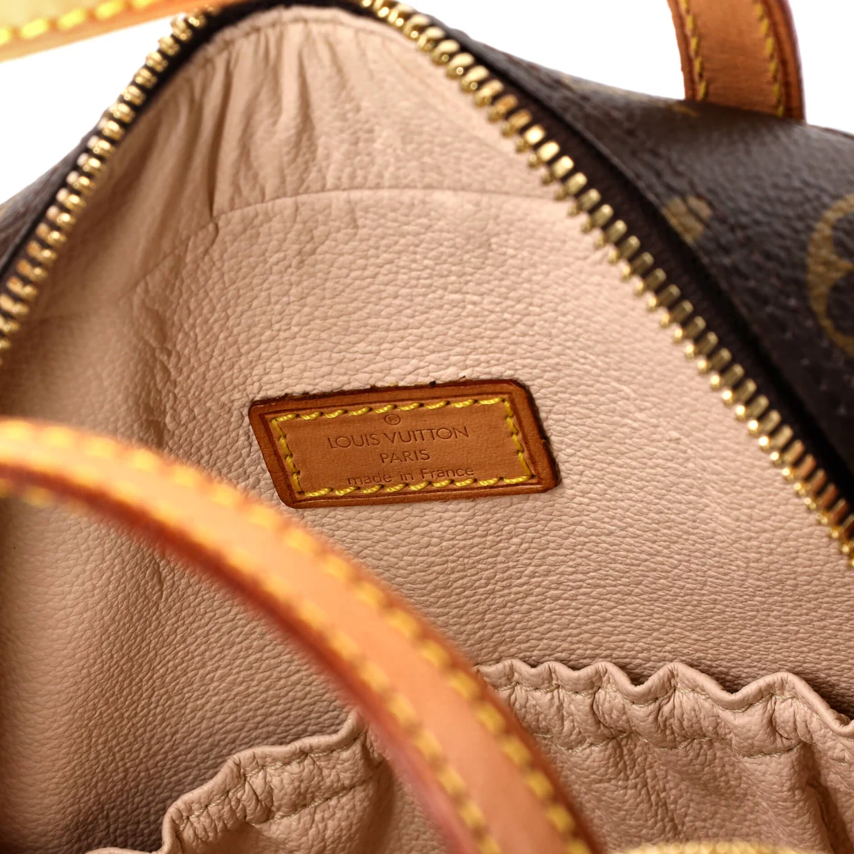 Spontini Handbag Monogram Canvas - Deep Luxury