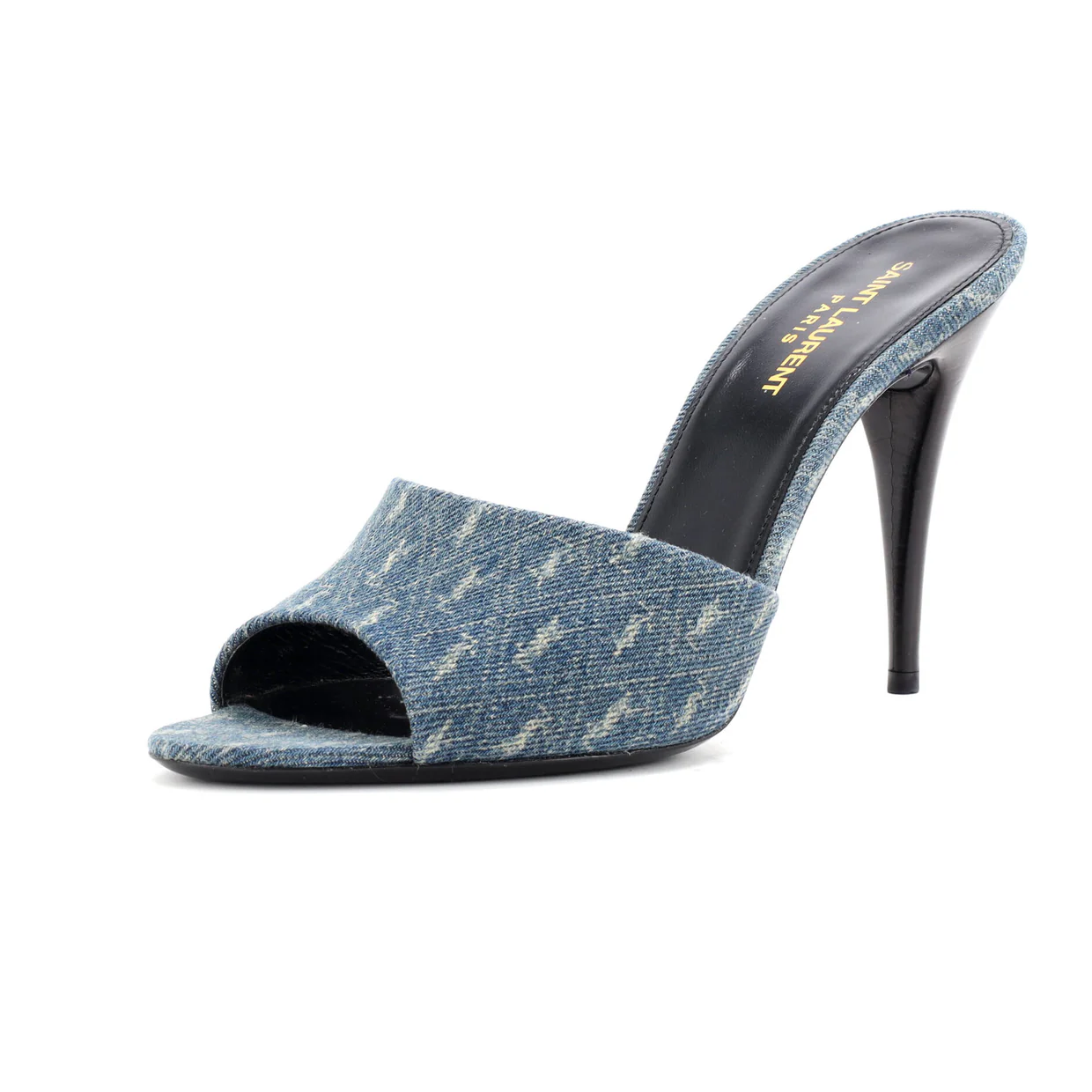 Women's LA 16 Mules Monogram Denim - Deep Luxury
