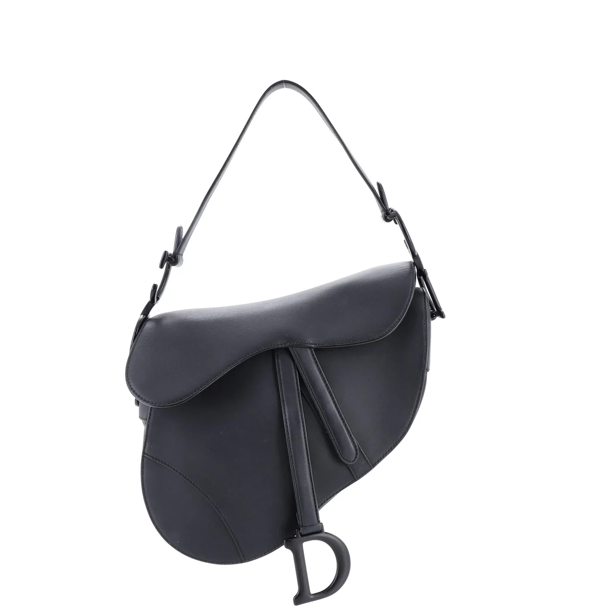 Ultra Matte Saddle Handbag Leather Medium - Deep Luxury