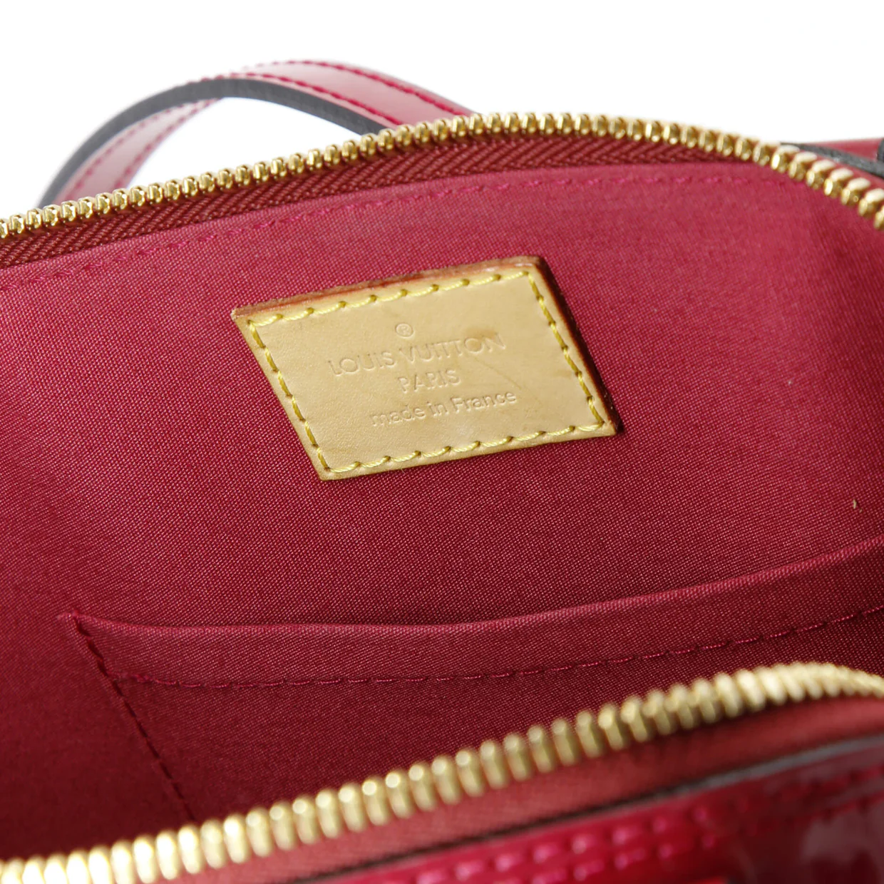 Alma Handbag Monogram Vernis BB - Deep Luxury